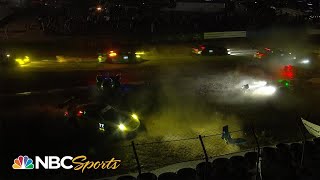 Absolute chaos in final minutes at IMSA Mobil 1 Twelve Hours of Sebring  Motorsports on NBC [upl. by Airb]