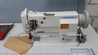 Швейная машина Шунфа Shunfa SF206062 Typikal GC206062 Двухигольная sewing machine [upl. by Adella114]