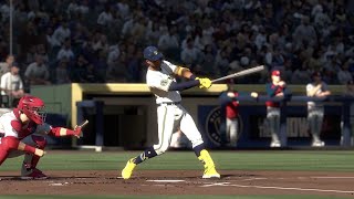 Milwaukee Brewers vs St Louis Cardinals  MLB Today 92 Full Game Highlights  MLB The Show 24 Sim [upl. by Waddell896]