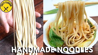 THE BEST HANDMADE NOODLE YOULL EVER EAT  EASY AND SIMPLE HANDMADE NOODLES RECIPE [upl. by Enecnarf751]