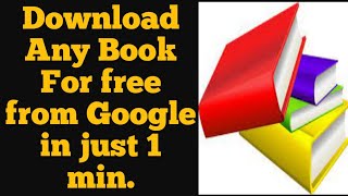 How to Download Books from Google for Free  Google se free me Books kaise download kre [upl. by Toffic]