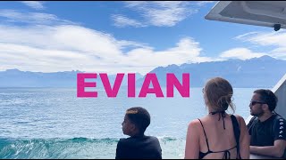 EvianlesBains A Scenic Boat Journey from Lausanne to the Cachat Spring 🇫🇷 [upl. by Eeryt]