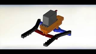 DIY  Gripper Mechanism Animation [upl. by Kapoor]