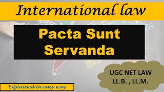 Pacta Sunt Servanda  International Law [upl. by Kcirdderf]