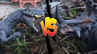 Dino Fights sinoceratops vs allosaurus â™¥ï¸ðŸ¦•ðŸ¦– [upl. by Nospmis311]