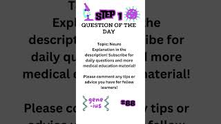 USMLE STEP 1 Question of the Day 88 [upl. by Dora312]