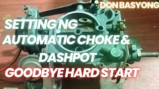 INITIALIZING SET OF AN AUTOMATIC CHOKE AND DASHPOT [upl. by Mandelbaum]