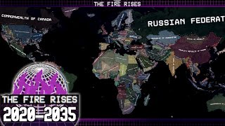 The Fire Rises HOI4 AI TImelapse [upl. by Giuditta]