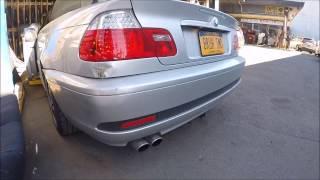 BMW 330ci Muffler Delete [upl. by Aushoj659]