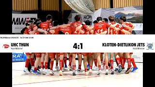 NLB Runde 8 UHC Thun vs Kloten Dietlikon Jets 27102024 [upl. by Aikam748]