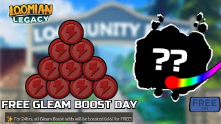 FREE GLEAM BOOST DAY EVENT From Loomian Legacy [upl. by Goodden]