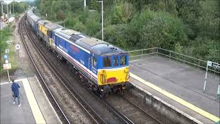 CLASS 73119 73128 66792 GBRF THROUGH LINGFIELD PARK EAST SUSSEX 210924 [upl. by Dracir444]