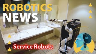 SOMATICs New Version of Its Bathroom Cleaning Robot [upl. by Oshinski723]