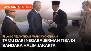 FULL Hadiri Pelantikan PrabowoGibran Tamu Negara Jerman Tiba di Indonesia Disambut AHY [upl. by Jacklyn353]