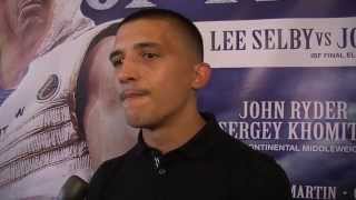 Lee Selby on World Title Eliminator Against Joel Brunker [upl. by Salis]