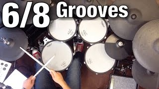 68 Grooves  Drum Lesson [upl. by Virgil]