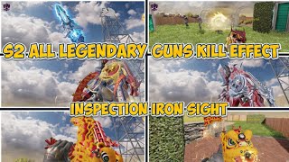 S2 Legendary Fennec Unique Feature And Inspection  All Legendary Guns Gameplay  Kill Effect  Codm [upl. by Anayt]