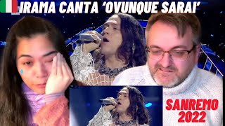 Sanremo 2022  Irama canta ‘Ovunque sarai’  🇩🇰NielsensTV REACTION [upl. by Starling]