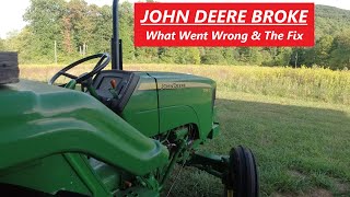 Broke  John Deere 5055D  What Went Wrong  What Was The Fix [upl. by Laks]