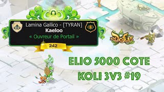 Dofus Eliotrope Koli 3v3 Random 5000 cote  19 [upl. by Darach]