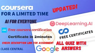 AI For Everyone week14 All Quiz Answerscoursera learning quiz mr answers quizanswers [upl. by Airretnahs719]