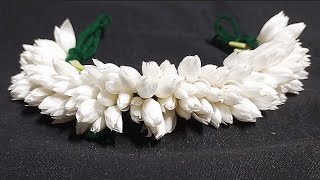 Easy way to make Gajara jasmine veni [upl. by Enerual]