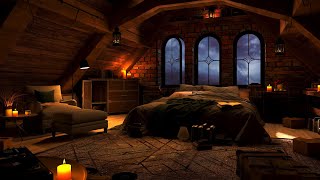 Cozy Room with Relaxing Rain Sounds for Sleeping  Deep Sleep White Noise Sleep Sounds ASMR Sleep [upl. by Nivlak295]