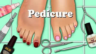 ASMR Ingrown Toenail Removal  Nail Care Salon Animation  Ondong  Happy Lemon [upl. by Kinch898]