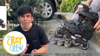 The Cray Crew How to rollerblades for beginners TUTORIAL [upl. by Paley988]