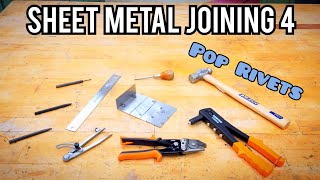 How to Join Sheet Metal Lab 4 Pop Rivets [upl. by Etnohs]