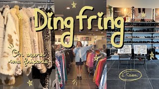 JE PARTICIPE À LOUVERTURE DUNE FRIPERIE DING FRING DÉBARQUE À CAEN  try on haul dautomne 🍂🍁 [upl. by Durnan]