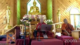 Bhavana Society Monastic Retreat 2024  Day 1  Bhante G Guided Meditation and Dhamma Talk [upl. by Amick]