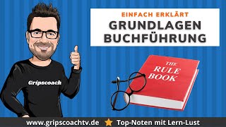 GRUNDLAGEN BÜCHFÜHRUNG TEIL 1 ✅ Prüfungswissen einfach erklärt ⭐ GripsCoachTV [upl. by Miranda]