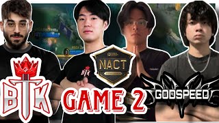 GAME 2  BTK VS GODSPEED  NACT Fall Regular Season 2024 Road to M6 [upl. by Hsejar770]