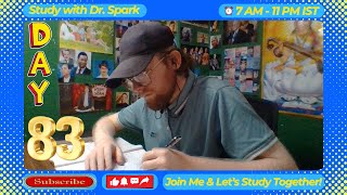 🔴 LIVE Day 83  14Hour Study Marathon with Dr Spark  Pomodoro Study Session [upl. by Meaghan832]