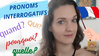 Clase principiante 21 Interrogativos hacer preguntas simples en francés  Pronoms interrogatifs [upl. by Eedya]