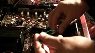 Marantz 2226b stereo lamp replacement without using an solder iron [upl. by Lisbeth]