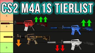 CS2 M4A1S SKIN TIER LIST All New Updated M4A1S Skins Showcase and Ranking [upl. by Ahsiya]