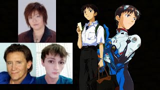 Anime Voice Comparison Shinji Ikari Evangelion [upl. by Melissa]