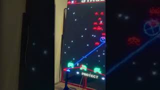 Space Invaders arcade game clip [upl. by Rustie]