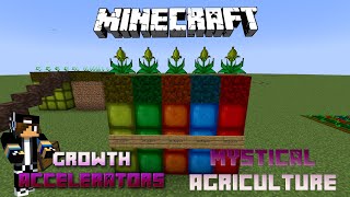 Growth Accelerator 🍎🪴🍋 Minecraft Mystical Agriculture Tutorial 🍎🪴🍋 English 🍎🪴🍋 Minecraft [upl. by Erskine]