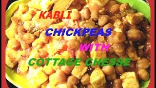 ChickpeasKabli With Cottage Cheese PreparationChole Paneer Recipe [upl. by Sirehc]