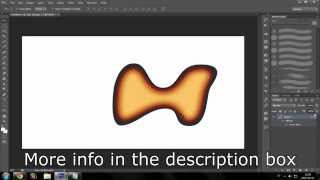 How to curvebend gradients inside objects  Photoshop CS6 [upl. by Shieh]