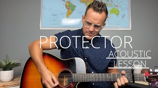 Kim WalkerSmith  Jesus Culture  Protector  Acoustic Guitar LessonTutorial EASY [upl. by Tennek]