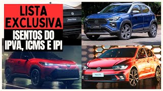 16 CARROS PCD DISPONÍVEIS COM TODAS AS ISENÇÕES EM 2024 QUAL É MELHOR [upl. by Hancock]