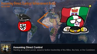 OUTDATED How to Get Assuming Direct Control in 1936 Without Exploits Hoi4 Achievement Guide [upl. by Ykcub249]