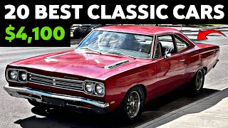 Todays Driver Discount Finds 20 Classic Cars For Sale Under 10000 [upl. by Bullard283]