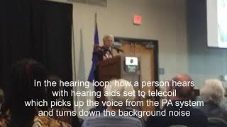 Hearing Loop Demo Oshkosh Convention Center 2018 [upl. by Kciredohr]