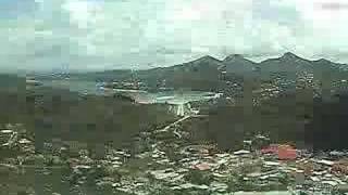 StBarts Airport Landing in a Shrike Commander [upl. by Lim]