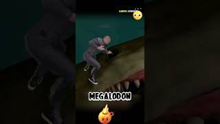 Who can kill Megalodon 🤔❓️❓️ megalodon bigfish shortvideo [upl. by Euqinoj]